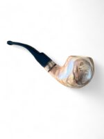 Bent Freehand Olive Wood Pipe - immagine 2