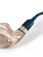 Bent Freehand Olive Wood Pipe - immagine 7