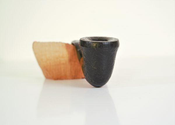 Bent Chubby Calabash sandblasted Reverse Calabash  n. 2 - immagine 4