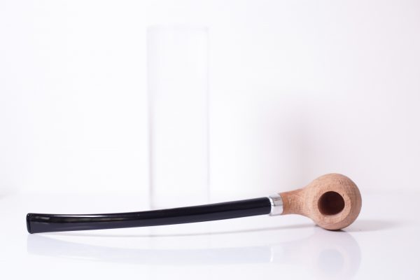 Bent Apple Churchwarden Natural Sandblasted - immagine 3