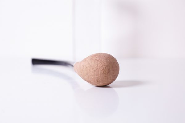 Bent Apple Churchwarden Natural Sandblasted - immagine 5