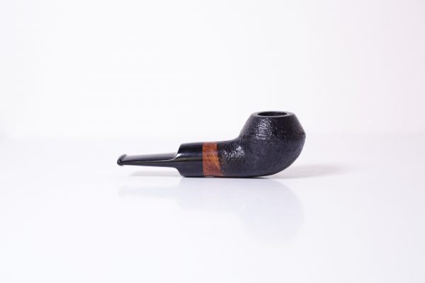 Straight Chubby Rhodesian Sandblasted Reverse Calabash  Serie "Dec21" 18 - immagine 2