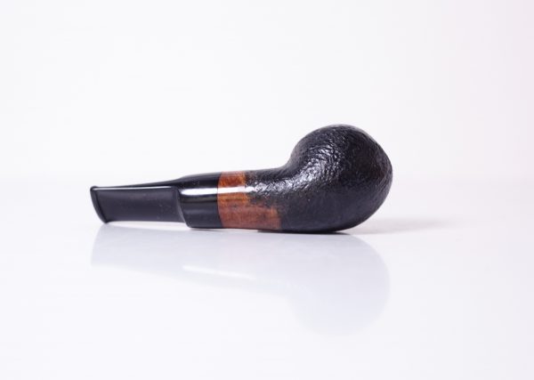 Straight Chubby Rhodesian Sandblasted Reverse Calabash  Serie "Dec21" 18 - immagine 5