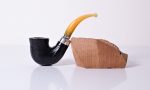 Bent Calabash Sandblasted newcal serie Ambra