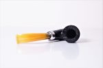 Bent Calabash Sandblasted newcal serie Ambra - immagine 3