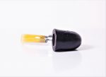 Bent Calabash Sandblasted newcal serie Ambra - immagine 4