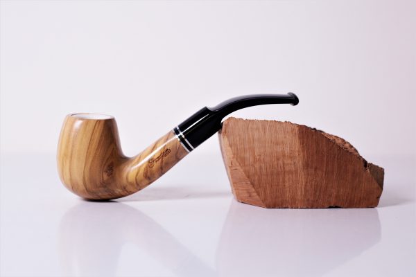 Classic Bent Olive wood Meerschaum Jan22 01 - immagine 1