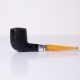 Straight Billiard Sandblasted B1 serie Ambra