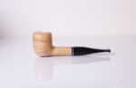 Straight Billiard Olive wood Meerschaum Apr23 35