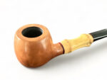 Straight Apple Pipe with Bamboo