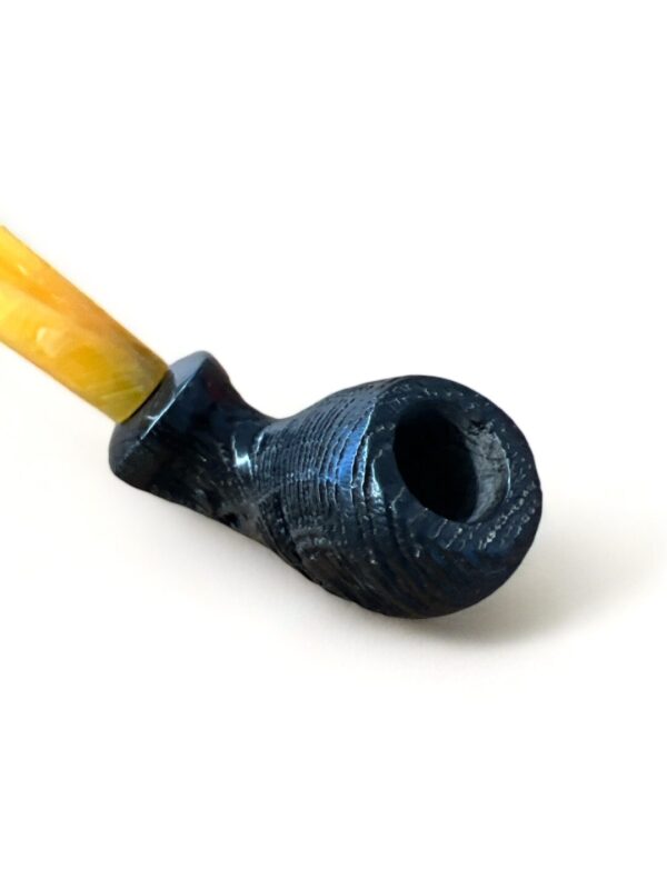 Half bent Danish shape Pipe Morta wood - immagine 4