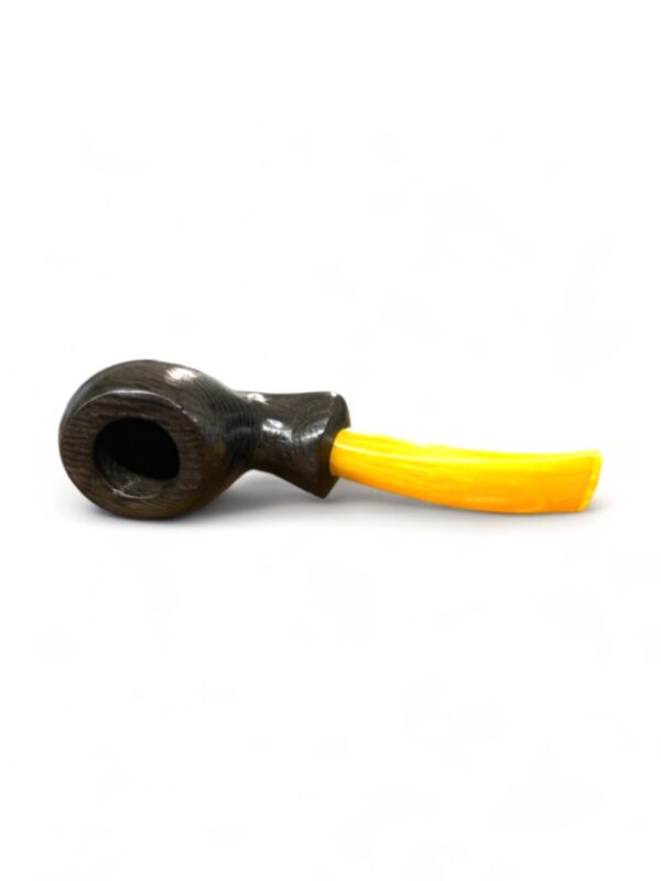 Half bent Danish shape Pipe Morta wood - immagine 5