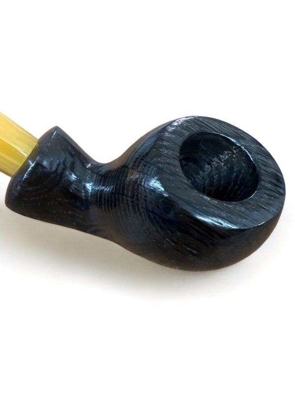 Half bent Danish shape Pipe Morta wood - immagine 6