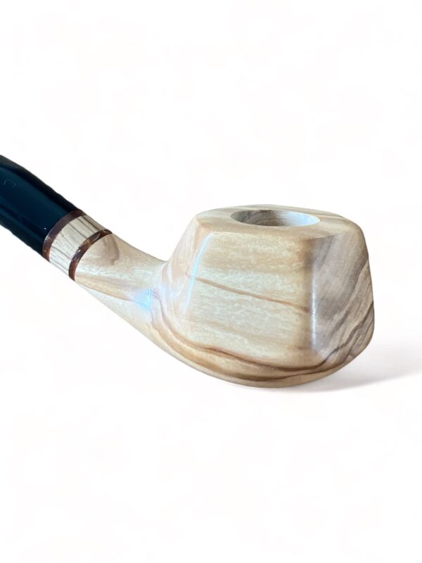 Half Bent Hexagonal Olive Pipe - immagine 3