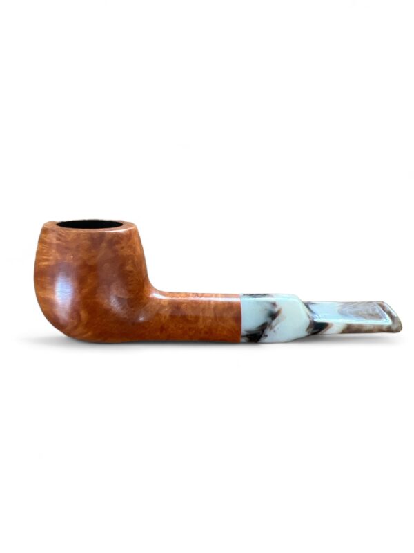 Apple Straight Pipe With Acrylic Horn Stem serie Peppino - immagine 2