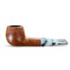 Apple Straight Pipe With Acrylic Horn Stem serie Peppino
