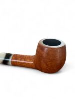 Apple Straight Pipe With Acrylic Horn Stem serie Peppino - immagine 4