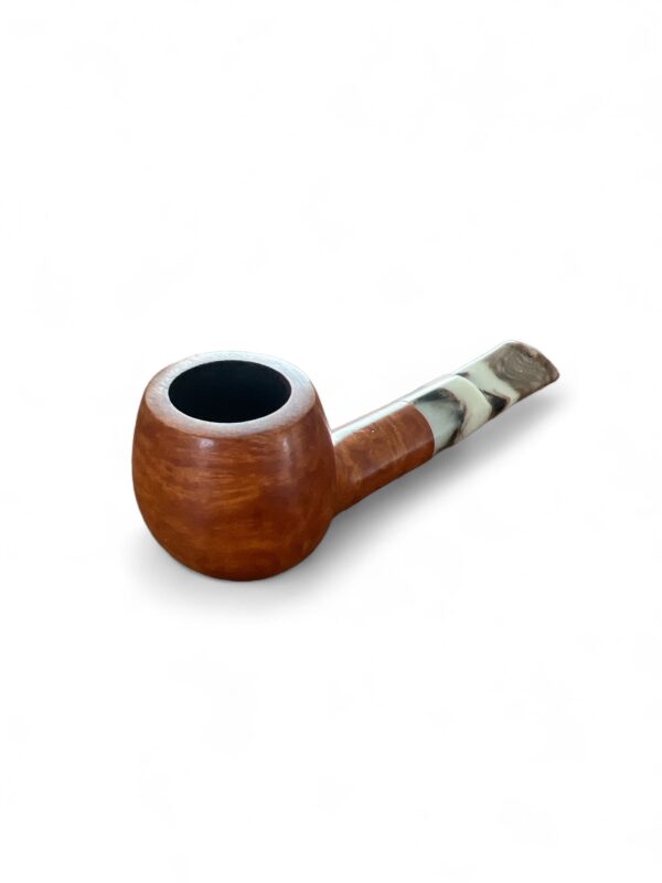Apple Straight Pipe With Acrylic Horn Stem serie Peppino - immagine 5