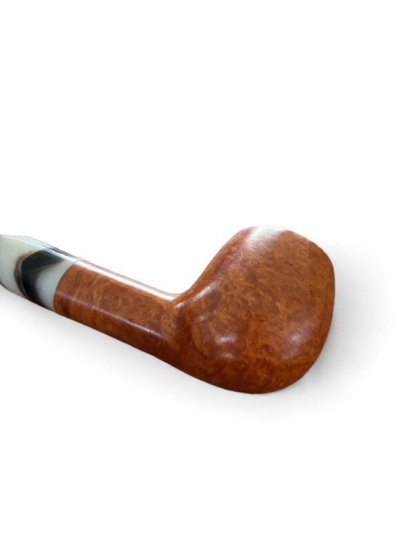 Apple Straight Pipe With Acrylic Horn Stem serie Peppino - immagine 6