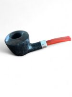 Dublin Sitter Brushed Pipe With Band And Coral Acrylic Stem - immagine 7