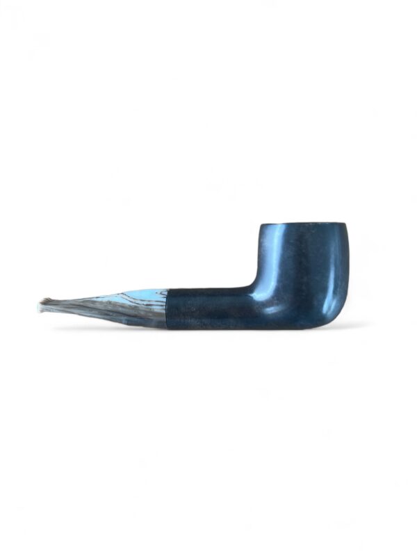 Apple Straight Pipe With Acrylic Horn Stem - immagine 6
