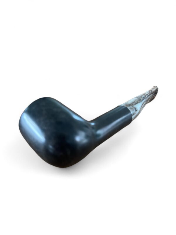 Apple Straight Pipe With Acrylic Horn Stem - immagine 4
