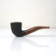 Dublin Pipe Black Sanblast Cross Grain